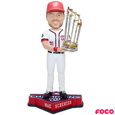 Washington Nationals 2019 World Series Champions Bobbleheads