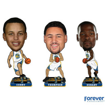 Golden State Warriors 2017 NBA Champions Bobbleheads
