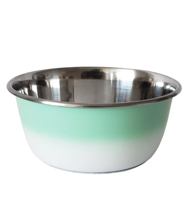 Deep Dog Bowl – Stainless Steel Bowl, Ideal for Small, Medium & Large Dogs – Mint Green