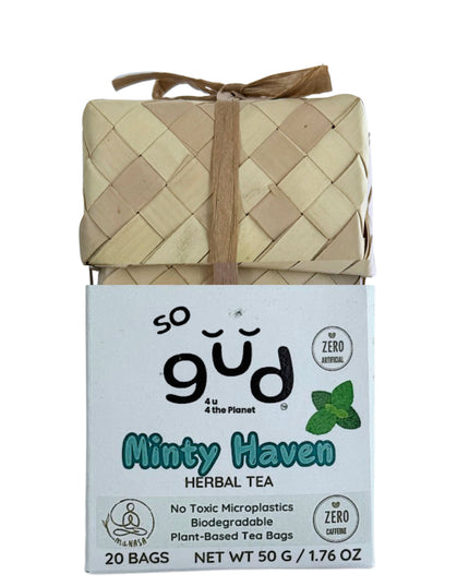 Minty Haven Herbal Tea | Plant-based Tea Bags