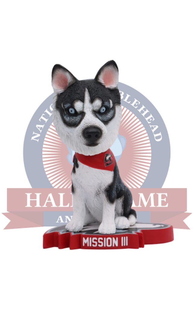 Mission III Northern Illinois Huskies Live Husky Bobblehead