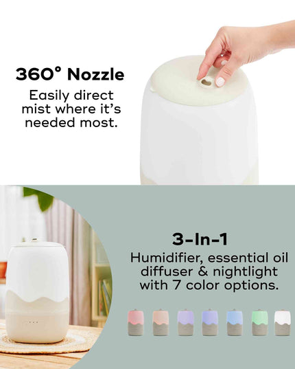 Wave 3-in-1 Cool Mist Baby Humidifier
