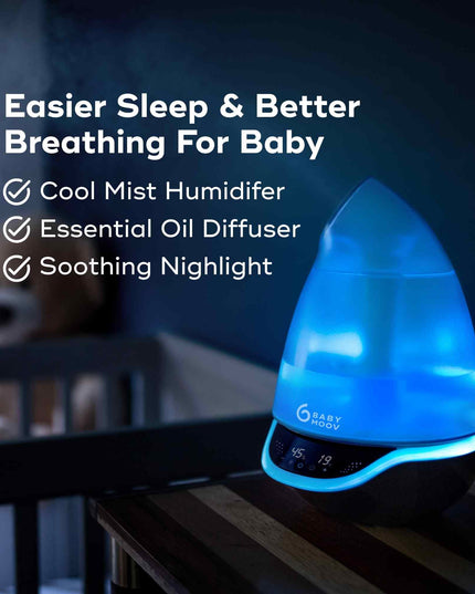 Hygro Plus 3-in-1 Baby Humidifier, Diffuser & Nightlight