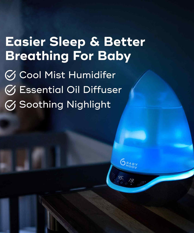 Hygro Plus 3-in-1 Baby Humidifier, Diffuser & Nightlight