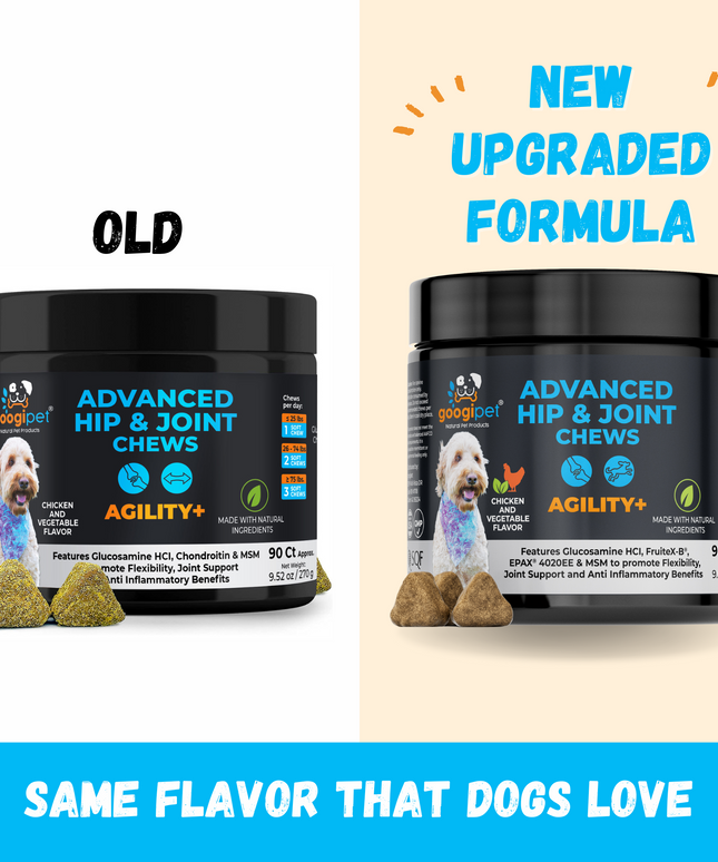 Agility+ Advanced Hip and Joint Chews for Dogs