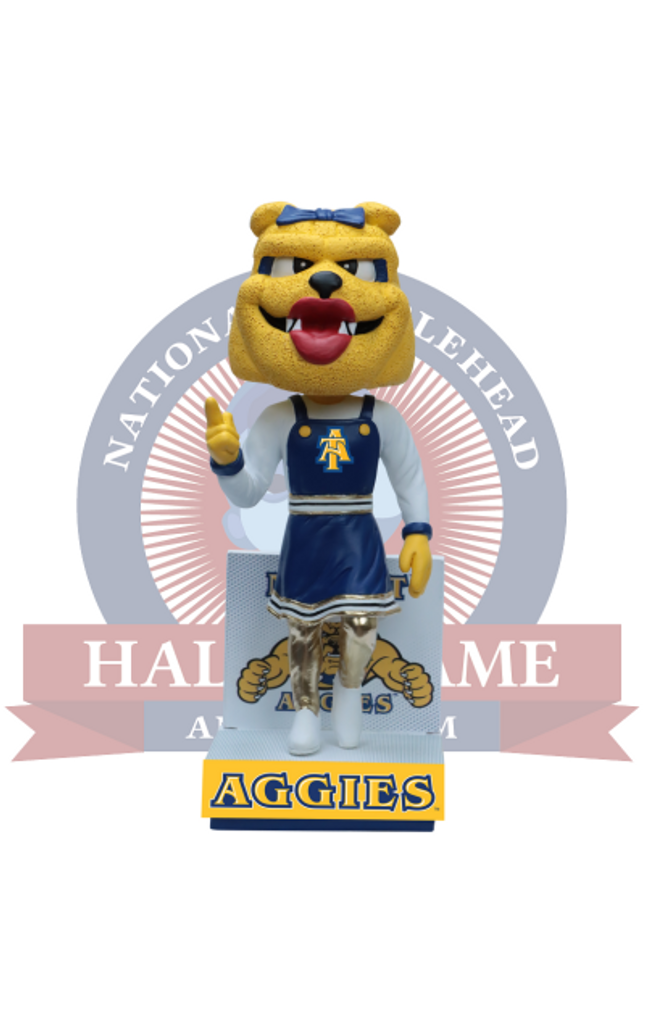 Aggietha North Carolina A&T Lady Aggies Mascot Bobblehead
