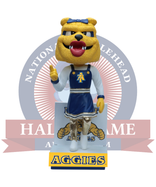 Aggietha North Carolina A&T Lady Aggies Mascot Bobblehead