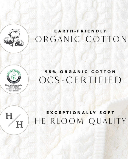 Organic Long Sleeve Tie-Waist Knit Dress