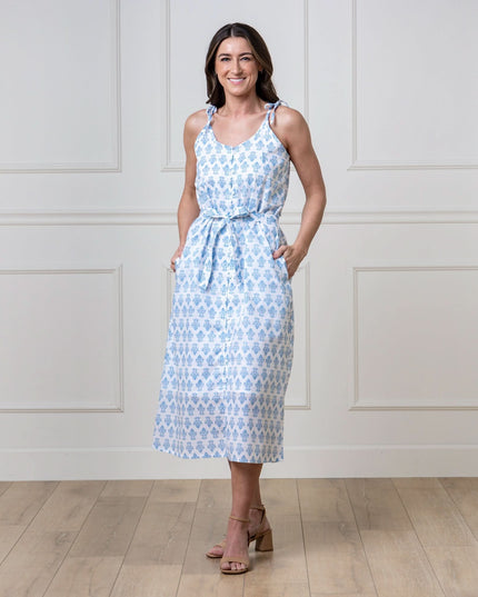 Organic Button Front Sundress