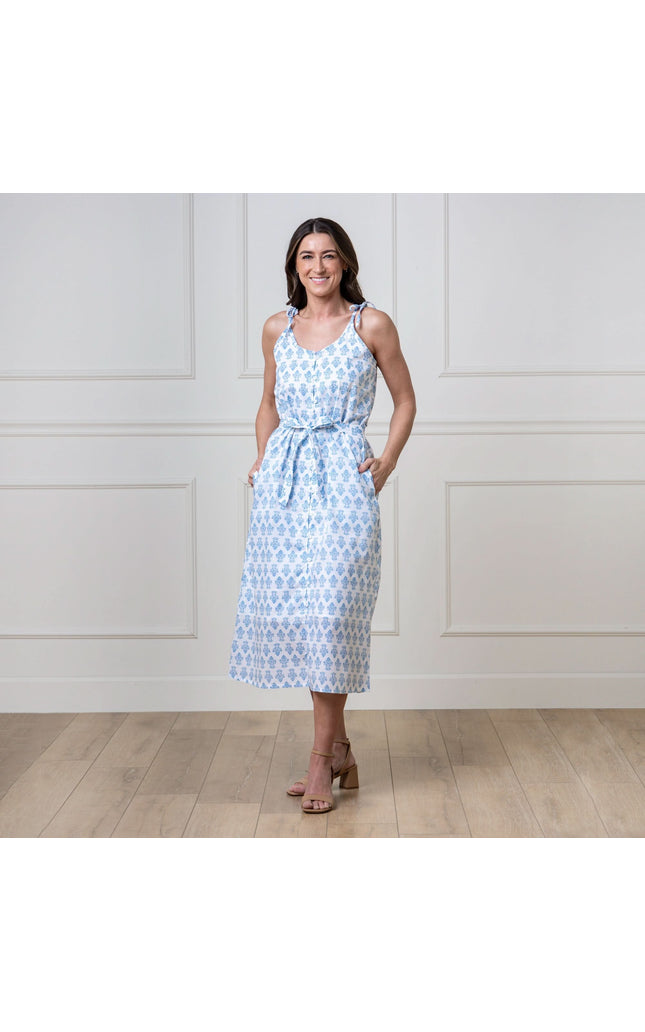 Organic Button Front Sundress