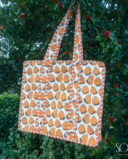 Soléa Cotton Strawberries Tote