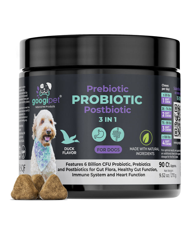 3 in 1 Probiotic Chews for Dogs