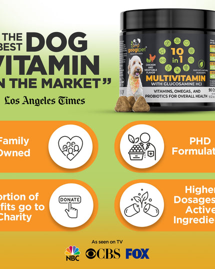 10 in 1 Multivitamin Chews for Dogs (Chicken Flavor)