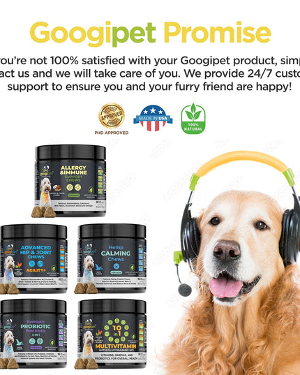 Allergy & Immune Support Chews for Dogs (Coconut & Carob Flavor)