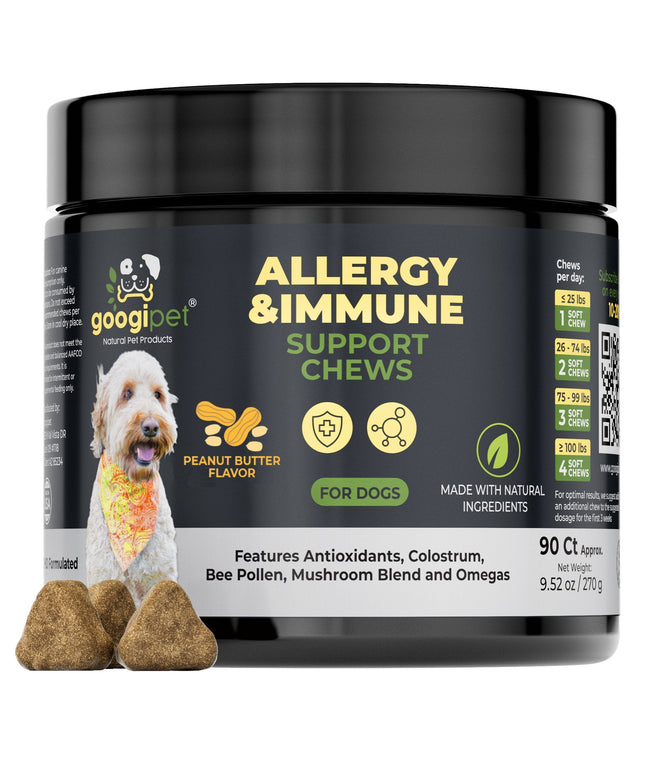 Allergy & Immune Support Chews for Dogs (Peanut Butter Flavor)