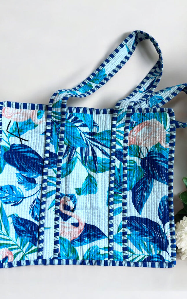 Soléa Cotton Azulado Tote
