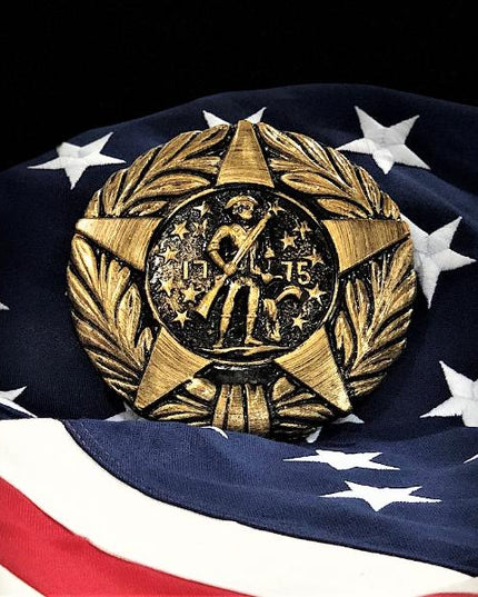 Revolutionary War Veteran Grave Marker & Flag Holder with Aluminum Ground Spike