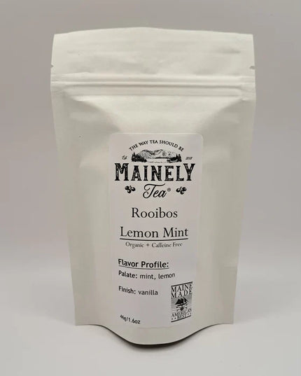Organic Rooibos Lemon Mint Tea - Caffeine Free