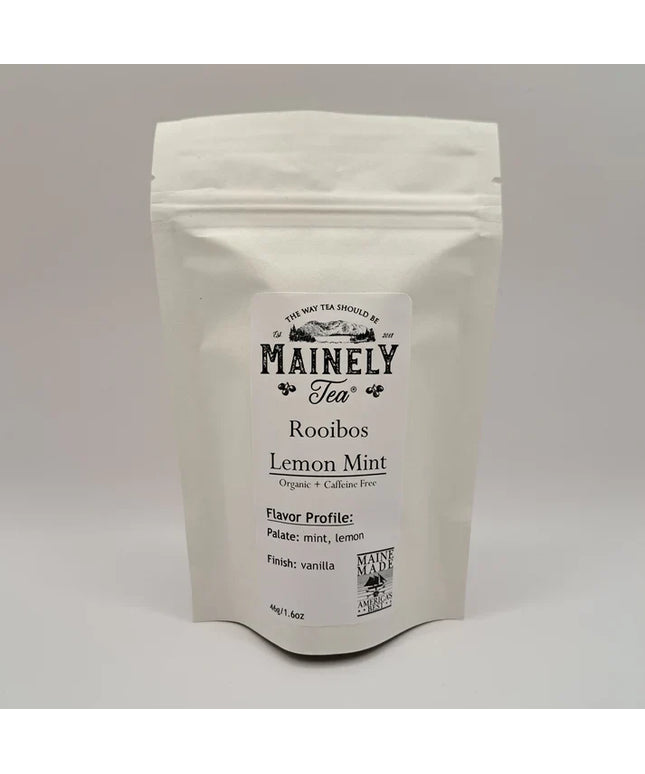 Organic Rooibos Lemon Mint Tea - Caffeine Free