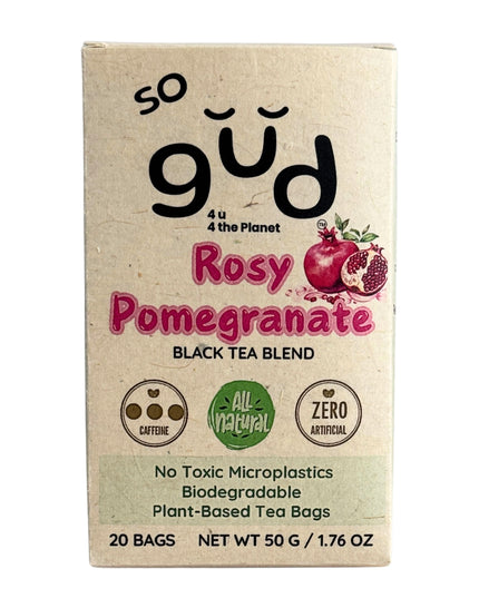 Rosy Pom Black Tea Blend | Plant-based Tea Bags