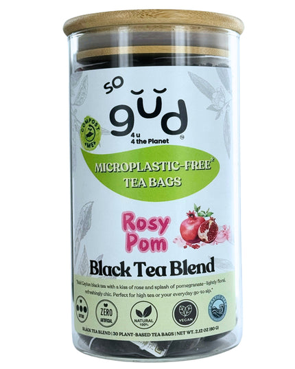 Rosy Pom Black Tea Blend | Plant-based Tea Bags