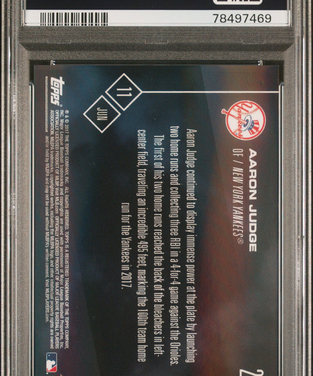 Graded 2017 Topps Now Aaron Judge #238 Rookie RC Baseball Card PSA 10 Gem Mint