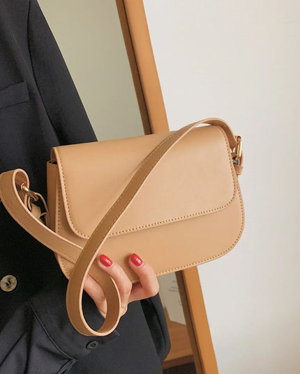 Advanced Texture Small Saddle Bag Women’s Fashion Messenger Underarm Sling Bag