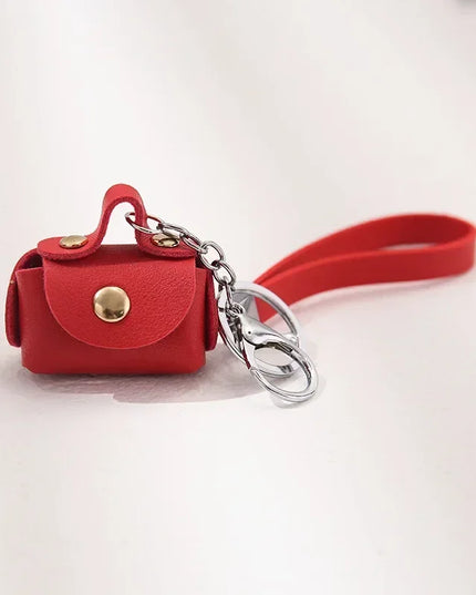 Cute Mini Coin Purses Girls Small Earphone Box Soft Leather Housekeeper Keychain Wallet Pouch Women's Bags Portable Storage Bag