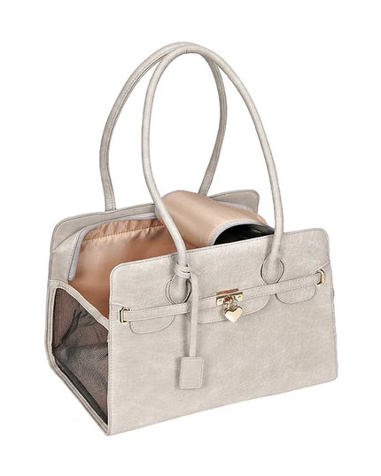 Premium Leather Pet Carrier