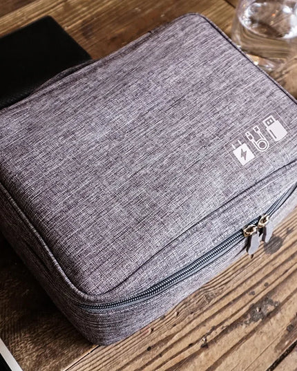 Travel Closet Organizer Case for Headphones Storage Bag Digital Portable Zipper Accessories Charger Data Cable USB Cosmetics