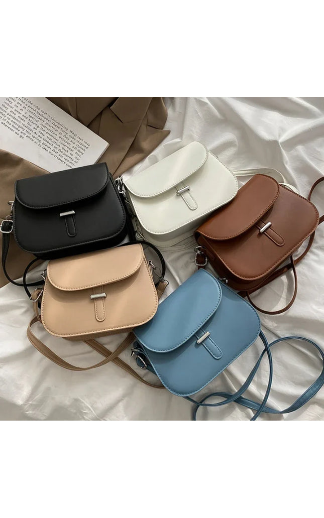 Women's PU Leather Crossbody Saddle Bag - Retro Designer Messenger Clutch