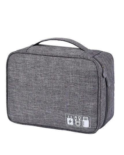 Travel Closet Organizer Case for Headphones Storage Bag Digital Portable Zipper Accessories Charger Data Cable USB Cosmetics