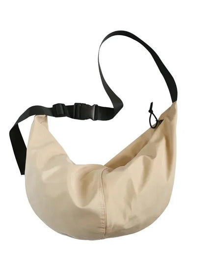 Men's Large Capacity Waterproof Nylon Crossbody Bag