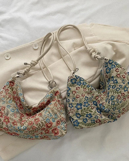 Vintage Canvas Shoulder Bag - Large Capacity, Multi-functional, Fashionable