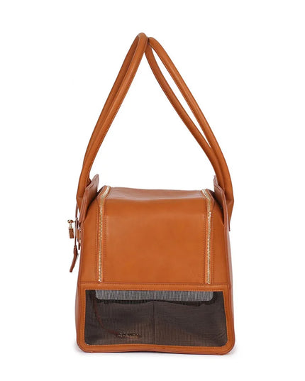 Premium Leather Pet Carrier