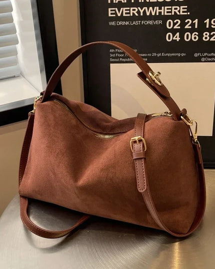 Textured Frosted Large Capacity Crossbody Tote Bag for Women