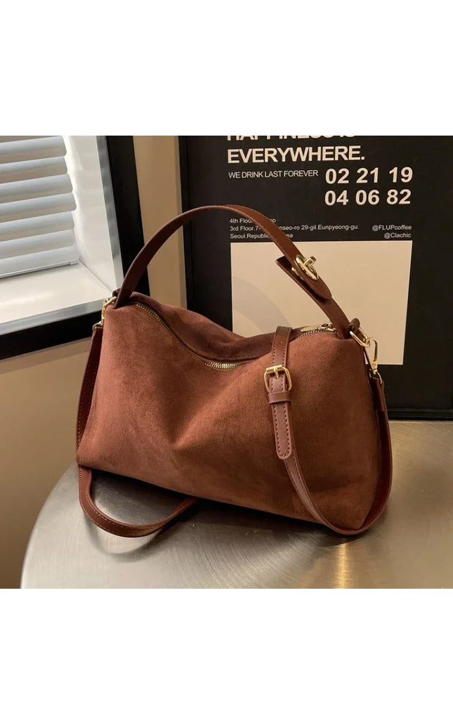 Textured Frosted Large Capacity Crossbody Tote Bag for Women