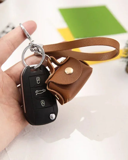 Cute Mini Coin Purses Girls Small Earphone Box Soft Leather Housekeeper Keychain Wallet Pouch Women's Bags Portable Storage Bag