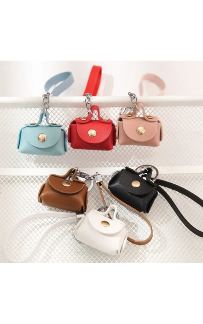 Cute Mini Coin Purses Girls Small Earphone Box Soft Leather Housekeeper Keychain Wallet Pouch Women's Bags Portable Storage Bag