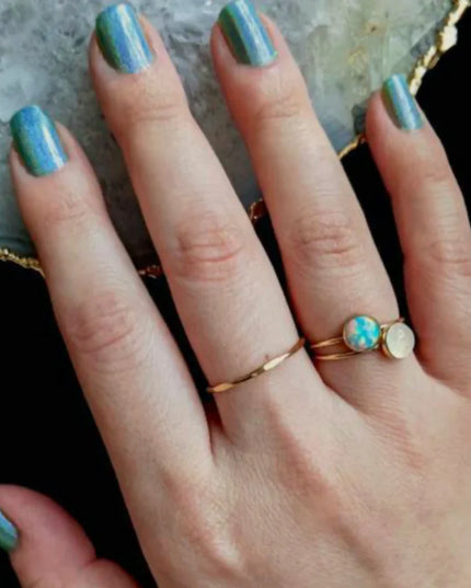 MARION SEAFOAM OPAL RING