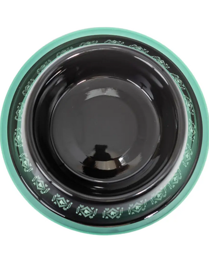 Non-Skid Boho Stainless Steel Dog Bowl – with Whimsical Unicorn Design, Silicone Base for Medium Dogs – 24oz