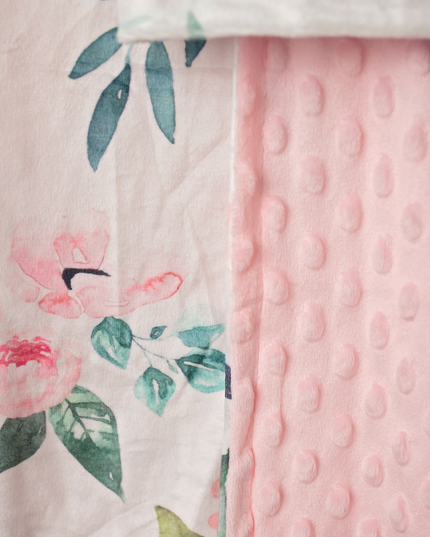 Flowers Forever Minky Blanket