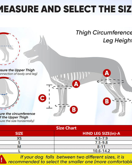Dog Leg Support Brace - Help Your Dog Walk Comfortably Again
