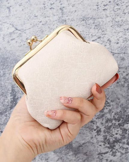 2024 New Retro Purse Ladies Short Buckle Candy Colored Coin Purse Change Purse Cute Wallet Clutch Bag Wallets for Women
