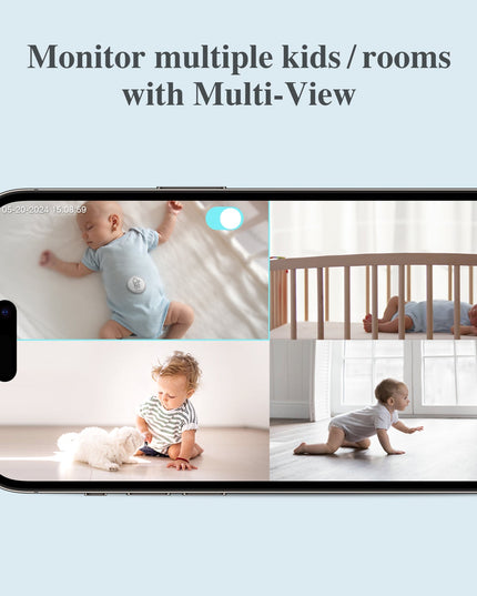 AI 2K PTZ Baby Camera Monitor