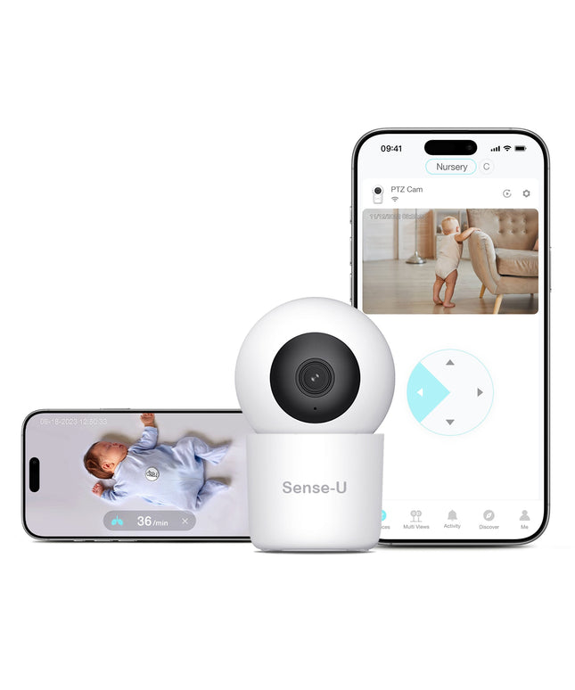 AI 2K PTZ Baby Camera Monitor