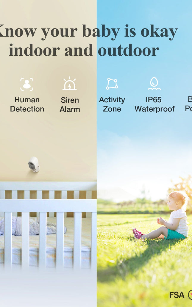 AI Battery Baby Camera