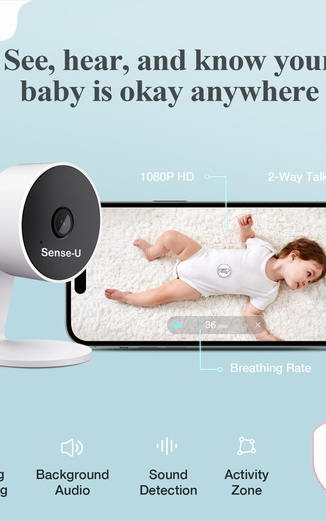 Sense-U AI Indoor Baby Camera