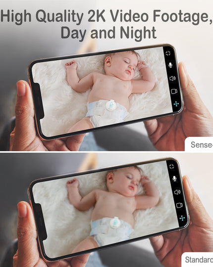 AI 2K PTZ Baby Camera Monitor