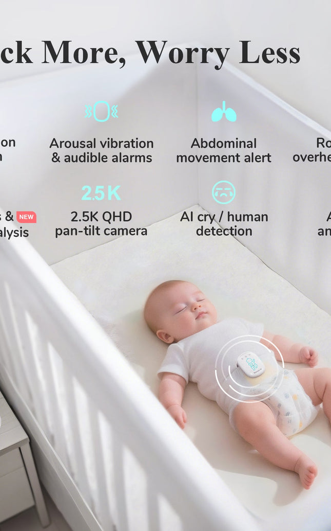 Pro Bundle - Baby Monitor with 2.5K PTZ Camera